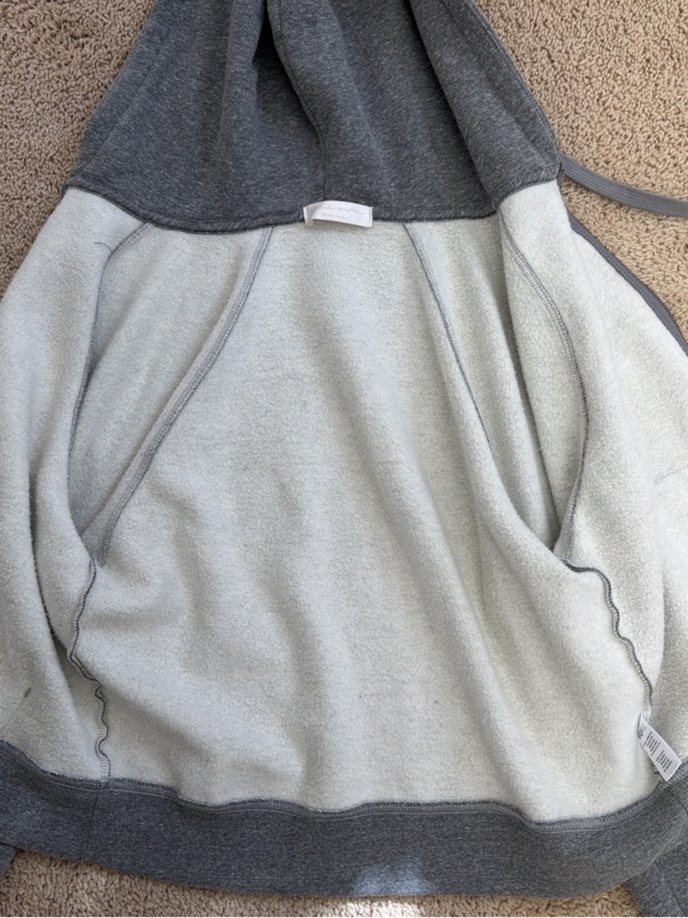 NWT Spiritual Gangster Premium Varsity Fleece Zip Hoodie π§β¨ - Picture 3 of 6